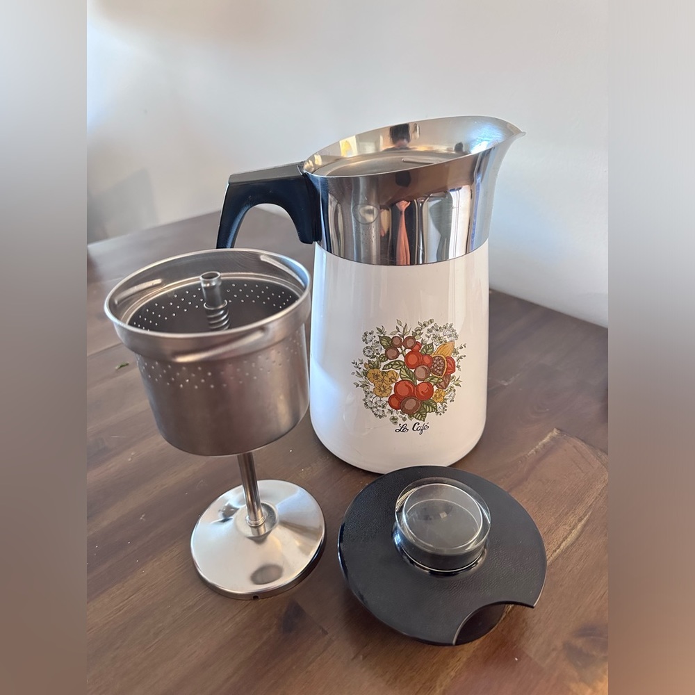 RARE 1970s Spice of Life Le Cafe Corningware